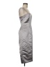 Donna Morgan 100% Polyester Metallic Silver Cocktail Dress Size 6 - photo 4