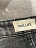 Rolla's Chevron-herringbone Gray Jeans Size 25 waist - photo 7
