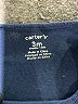 Carter's 100% Cotton Print Blue Short Sleeve Onesie 0-3 MO / 3 MO - photo 3