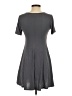 Alya Solid Gray Casual Dress Size S - photo 2