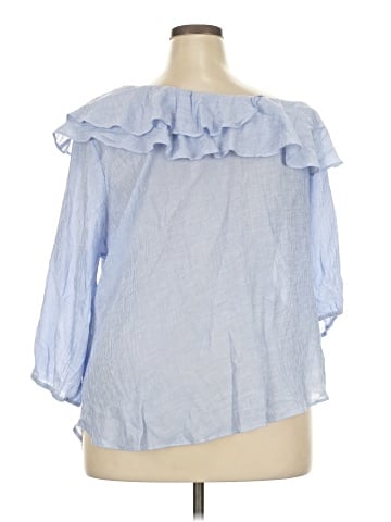 City Chic 3/4 Sleeve Blouse (view 2)