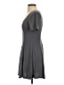 Alya Solid Gray Casual Dress Size S - photo 5
