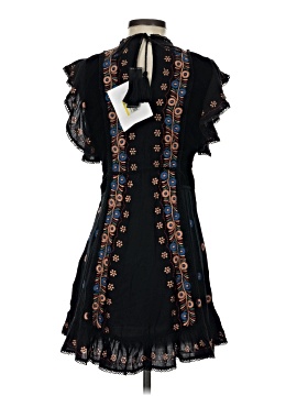 love sam embroidered dress Love Sam Lucy In The Sky dress midi embroidered eyelet tiered beaded cream