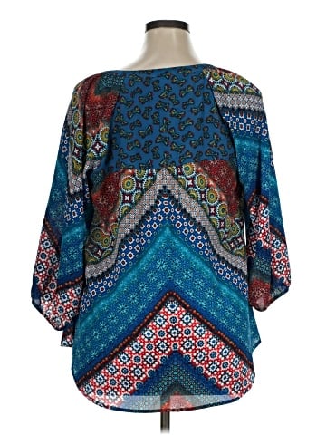 New Directions 3/4 Sleeve Blouse (view 2)