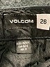 Volcom Solid Black Shorts Size 12 - photo 3