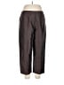 Coldwater Creek 100% Silk Brown Silk Pants Size 16 - photo 1
