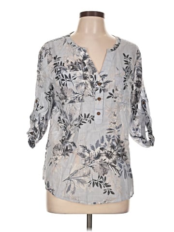 Croft & Barrow 3/4 Sleeve Blouse (view 1)