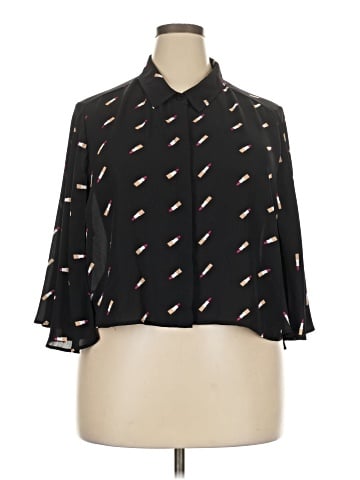 Boutique + 3/4 Sleeve Blouse (view 1)