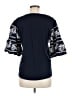 Chico's Blue 3/4 Sleeve Top Size Med (1) - photo 2