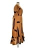 Prettygarden Print Brown Casual Dress Size XXL - photo 4