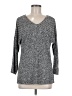 Always Indigo Gray Long Sleeve Top Size L - photo 1