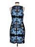 Cache Graphic Blue Cocktail Dress Size 8 - photo 2