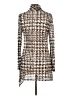 Frank Lyman Design Houndstooth Silver Cocktail Dress Size 10 - photo 2