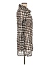 Frank Lyman Design Houndstooth Silver Cocktail Dress Size 10 - photo 4