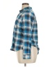 Passport 100% Polyester Plaid Blue Long Sleeve Blouse Size XL - photo 5
