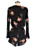 Mimi Chica 100% Rayon Floral Black Romper Size M - photo 2