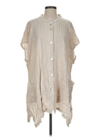 For Cynthia Short Sleeve Blouse (view 1)