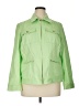 Chaps 100% Cotton Green Jacket Size 1X - photo 1