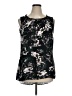 Simply Vera Vera Wang 100% Polyester Black Sleeveless Top Size XL - photo 1