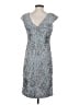 Alex Evenings 100% Polyester Gray Cocktail Dress Size 4 Petite - photo 2