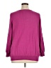Carolyn Taylor 100% Cotton Purple Pink Pullover Sweater Size 1X - photo 2