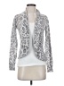 Rebecca Taylor 100% Polyester Silver Cardigan Size S - photo 1