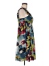 New Directions 100% Polyester Tropical Blue Casual Dress Size 8 Petite - photo 4