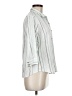 Columbia Stripes Ivory 3/4 Sleeve Button-Down Shirt Size M - photo 4