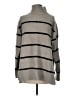 H&M Stripes Gray Turtleneck Sweater Size S - photo 1