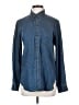 Athleta 100% Tencel Blue Long Sleeve Button-Down Shirt Size XS - photo 1