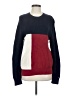 Tommy Hilfiger 100% Cotton Color Block Red Pullover Sweater Size S - photo 1