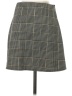 H&M Plaid Gray Formal Skirt Size S - photo 2