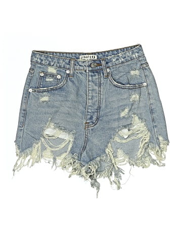Signature 8 Denim Shorts (view 1)