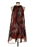 Thalia Sodi 100% Polyester Chevron-herringbone Brown Cocktail Dress Size S - photo 2