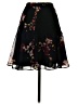 Reiss 100% Polyester Floral Black Formal Skirt Size 0 - photo 2