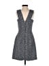 H&M Tweed Gray Cocktail Dress Size 4 - photo 2