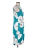 Calvin Klein Graphic Teal Cocktail Dress Size 8 - photo 4