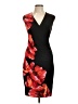Cache Graphic Black Cocktail Dress Size 8 - photo 1