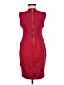 Cache Solid Burgundy Cocktail Dress Size 6 - photo 2