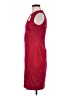 Cache Solid Burgundy Cocktail Dress Size 6 - photo 5