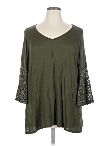 Status by Chenault 3/4 Sleeve Top (view 1)