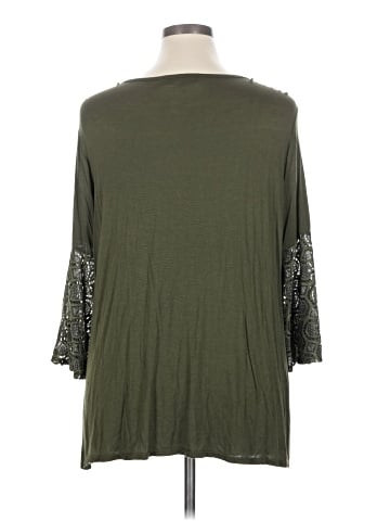 Status by Chenault 3/4 Sleeve Top (view 2)