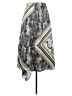 Ted Baker London 100% Polyester Paisley Gray Casual Skirt Size 4 (1) - photo 2