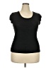 Xhilaration Black Short Sleeve Top Size XXL - photo 1