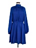 2 Hearts 100% Polyester Solid Blue Casual Dress Size L - photo 1