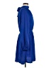 2 Hearts 100% Polyester Solid Blue Casual Dress Size L - photo 4