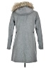Cole Haan 100% Wool Gray Wool Coat Size 4 - photo 2