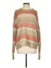 John & Jenn Stripes Tan Pullover Sweater Size S - photo 1