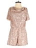 Unbranded 100% Polyester Metallic Gold Romper Size 0 (estimated) - photo 1