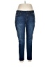 Kensie Solid Blue Jeans Size 14 - photo 1